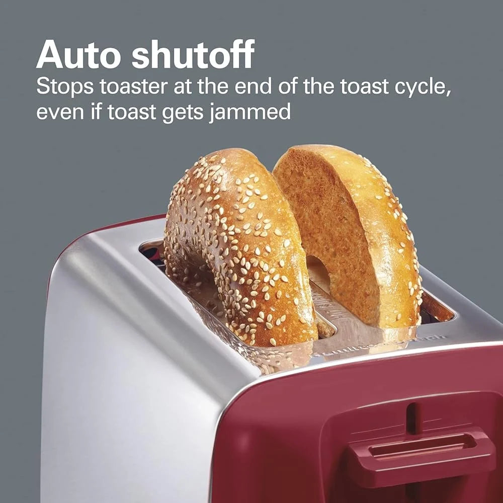 XMSJH 2 Slice Toaster Extra Wide Slots Shade Selector