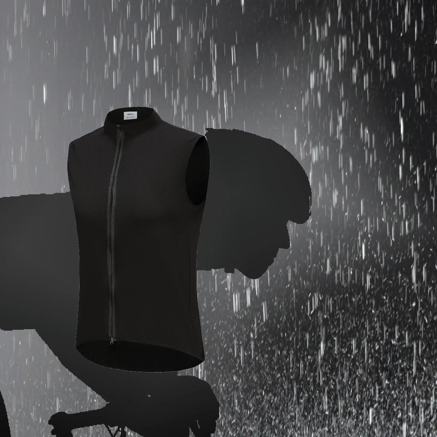 Rsantce Windproof Waterproof Cycling Vest Jacket MTB Men