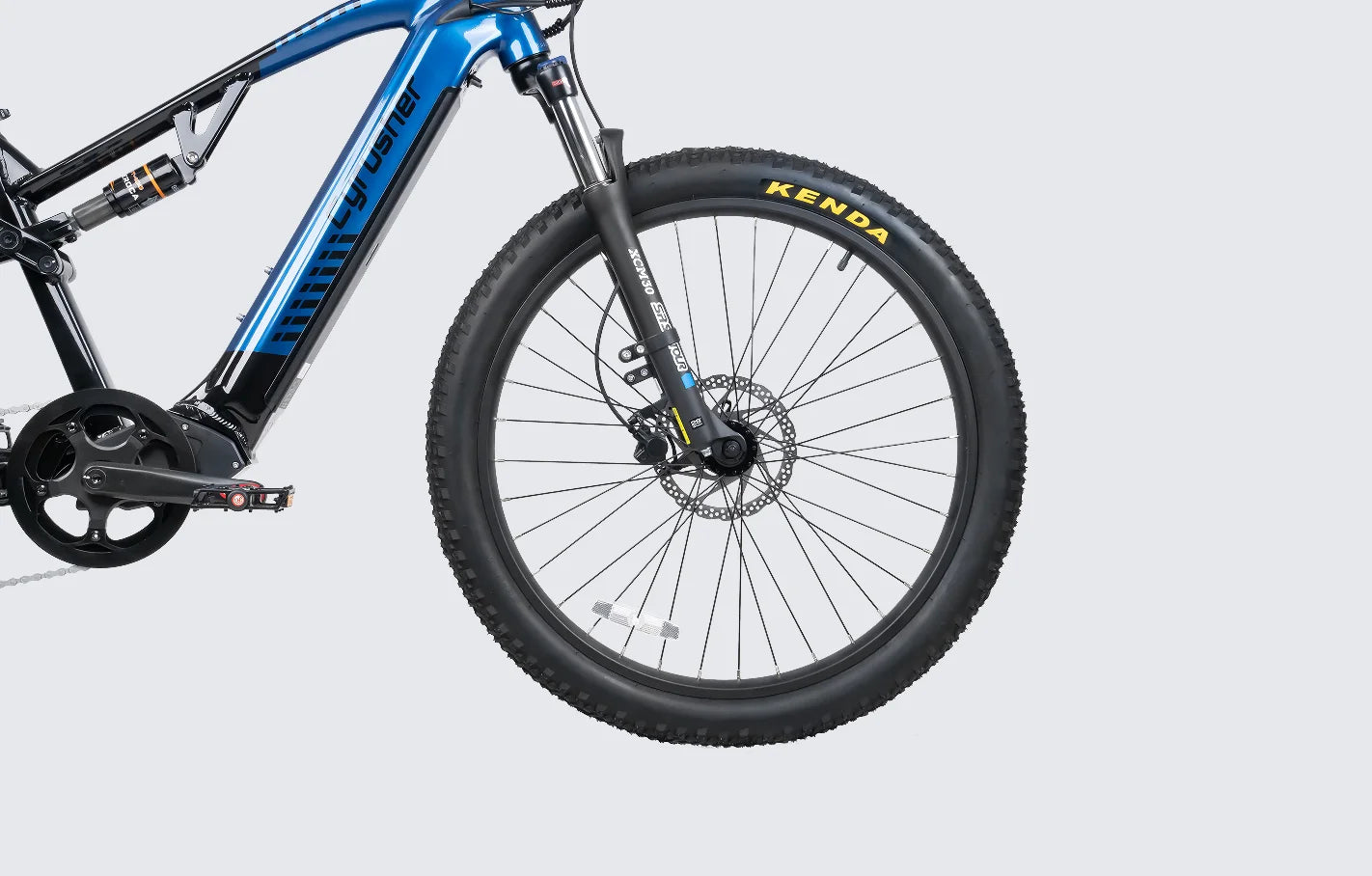 Cyrusher Flex Mountain Bike 1400W Peak Motor Cadence