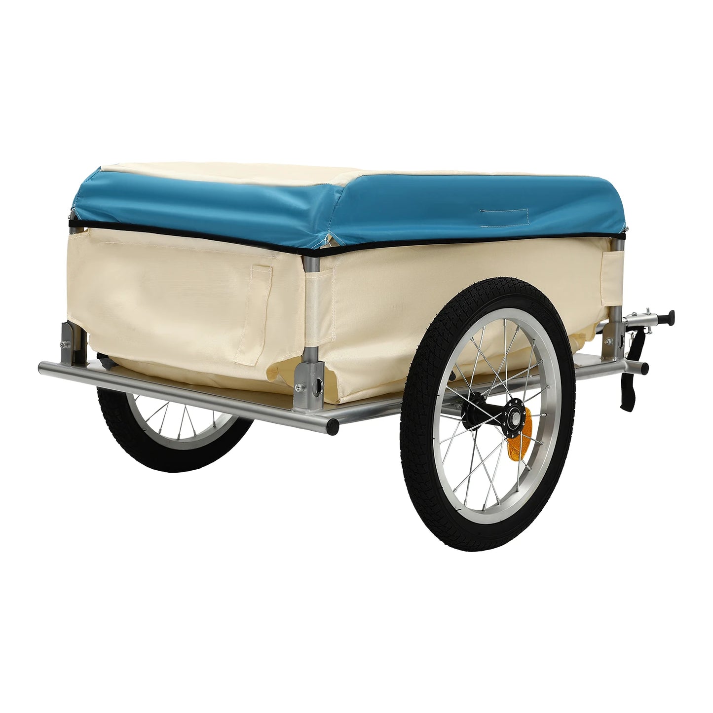Hign-concerned Bicycle Trailer With Reflectors And Storage