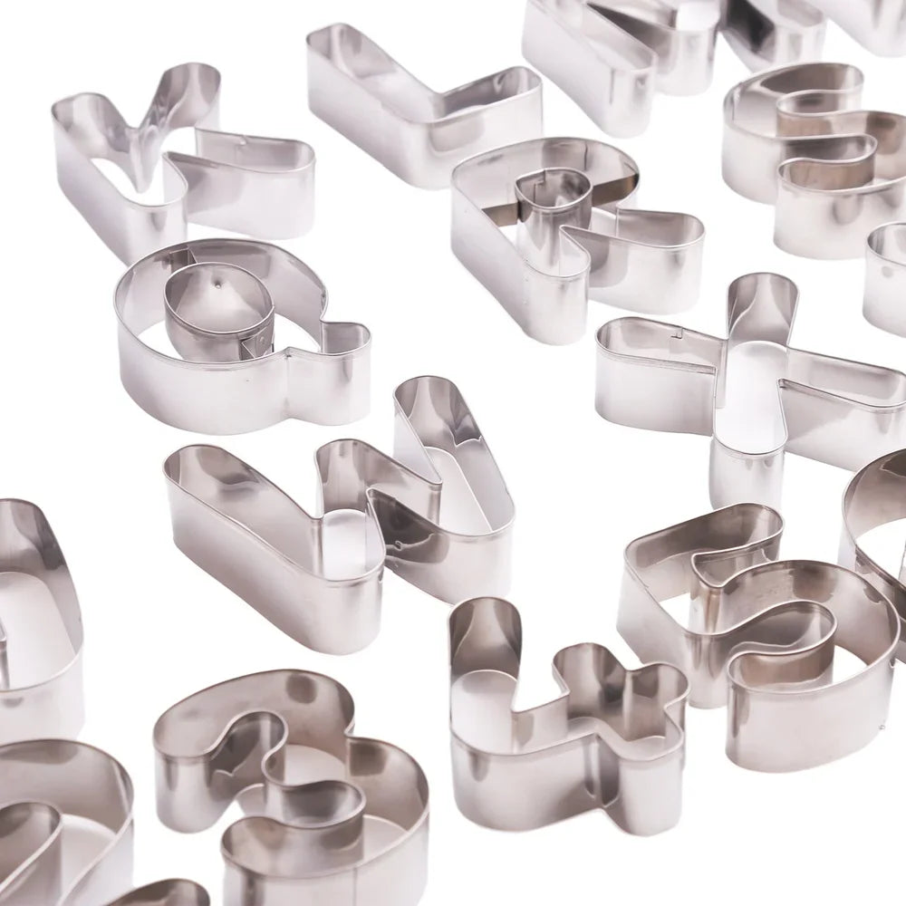 Cookie Tools Alphabet And Number Cookie Cutter Set 36 Count