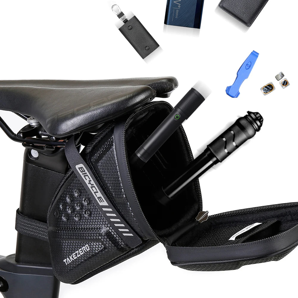 Function EVA Hard Shell Bicycle Saddle Bag MTB Road Bike