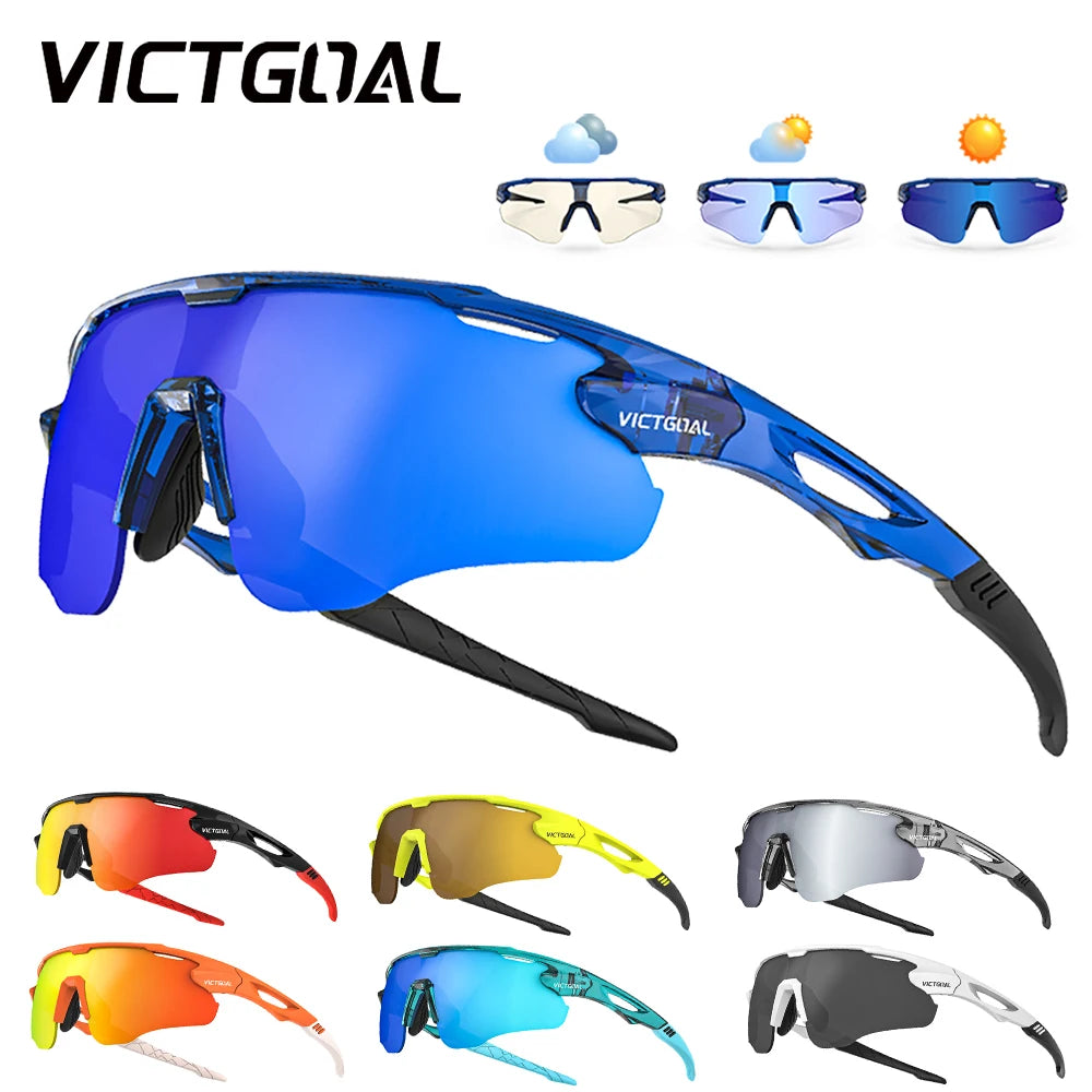 VICTGOAL Photochromic Sports Sunglasses Unisex UV400