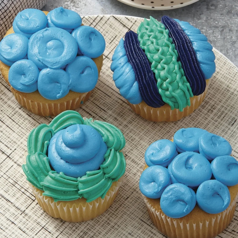 XMSJCake Tools Cupcake Decorating Book Set Spatula Tips