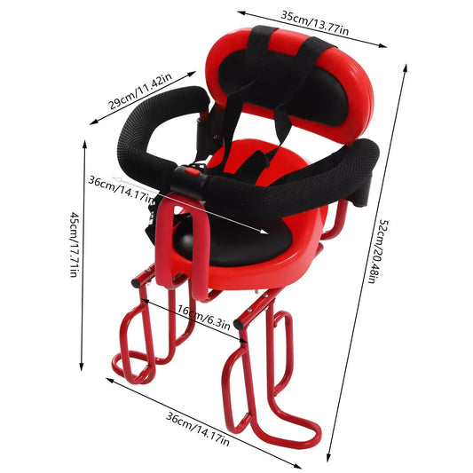 Rear Mounted Child Bike Seat Safe Toddler Bicycle Carrier