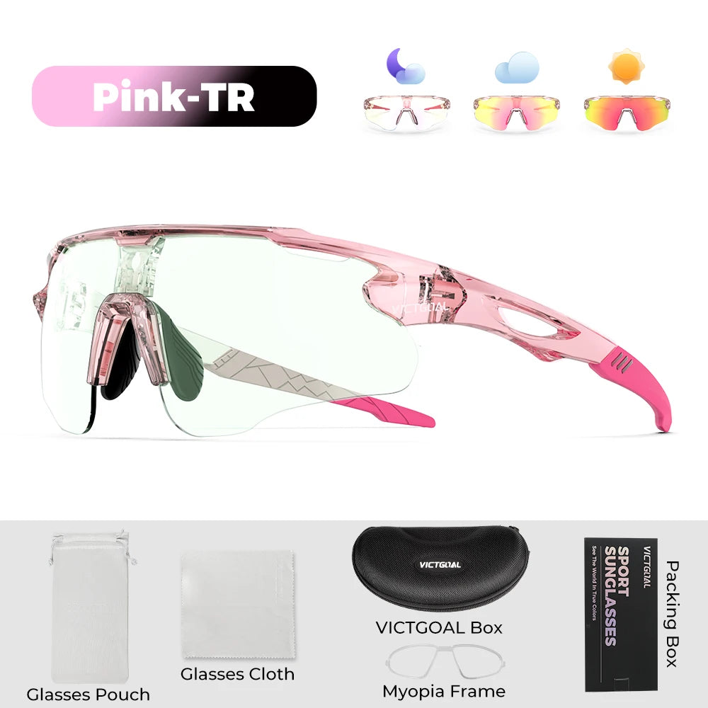 VICTGOAL Photochromic Sports Sunglasses Unisex UV400