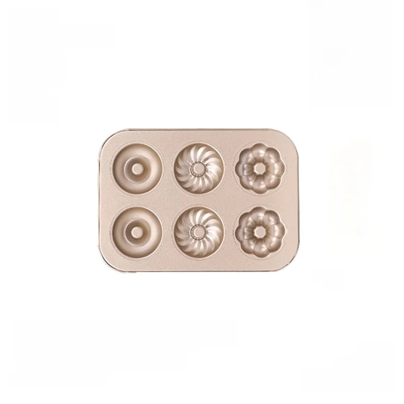 Others Cartoon Nonstick 6 Cavities Baking Mold for Oven Use