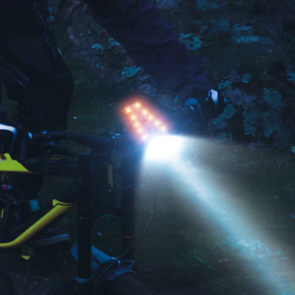 JOCESTYLE LED Bike Headlight With Horn USB Rechargeable