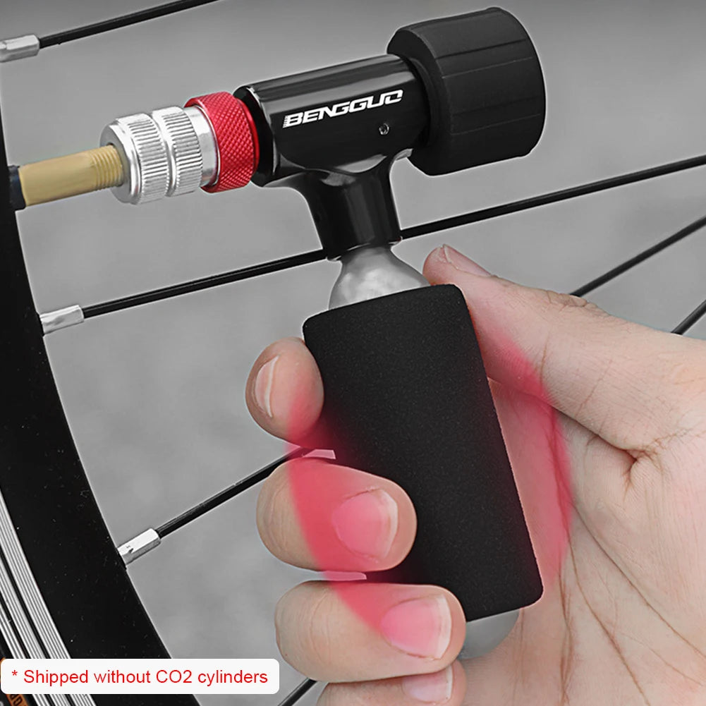 Hign Concerned Chemical CO2 Bicycle Pump With Sponge Cover