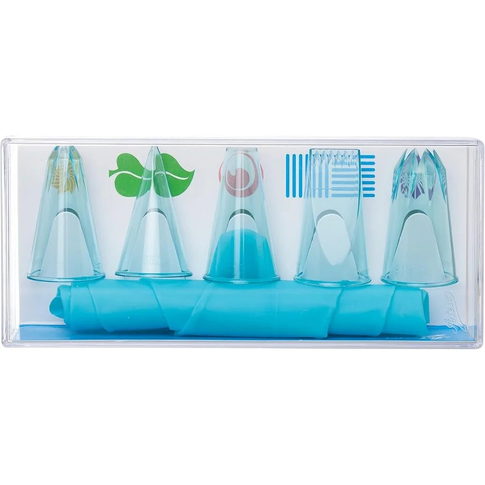 DUTRIEUX 6 Cake Decorating Set With Silicone Pastry Bag