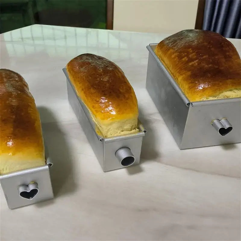 Syrochelle Nonstick Loaf Pan With Lid Aluminum Bakeware