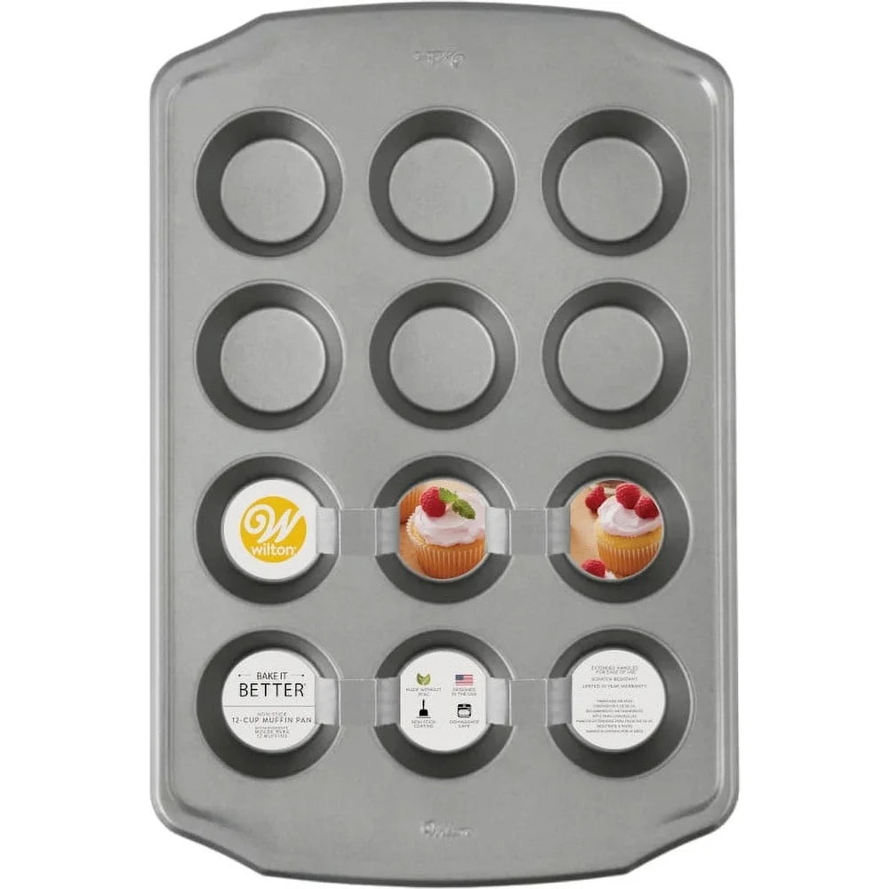 Feature Nonstick Muffin Pan Carbon Steel Bakeware Oven Safe