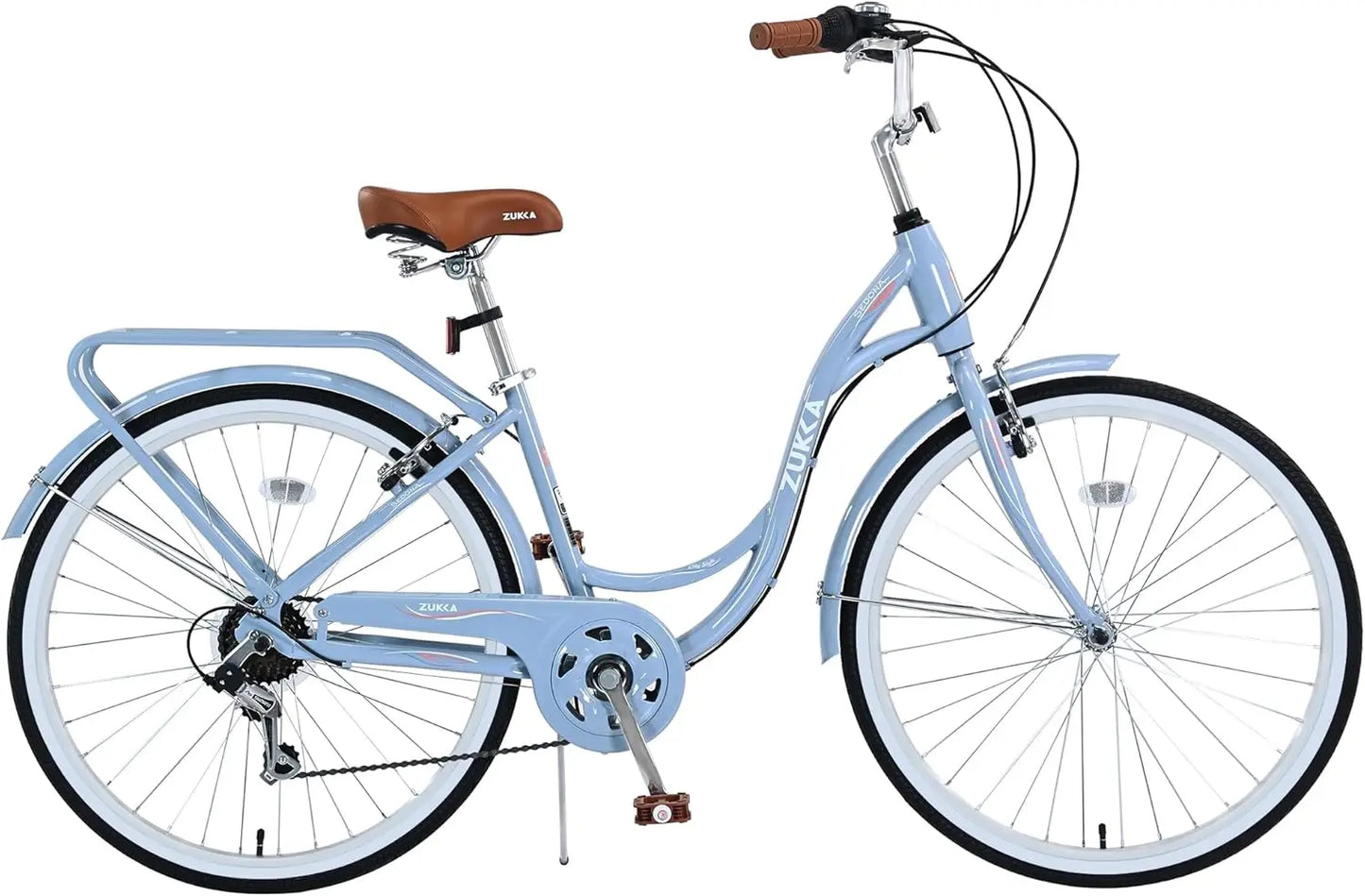 Fork Beach Cruiser Women Bike Seven Speed Dual V Brake