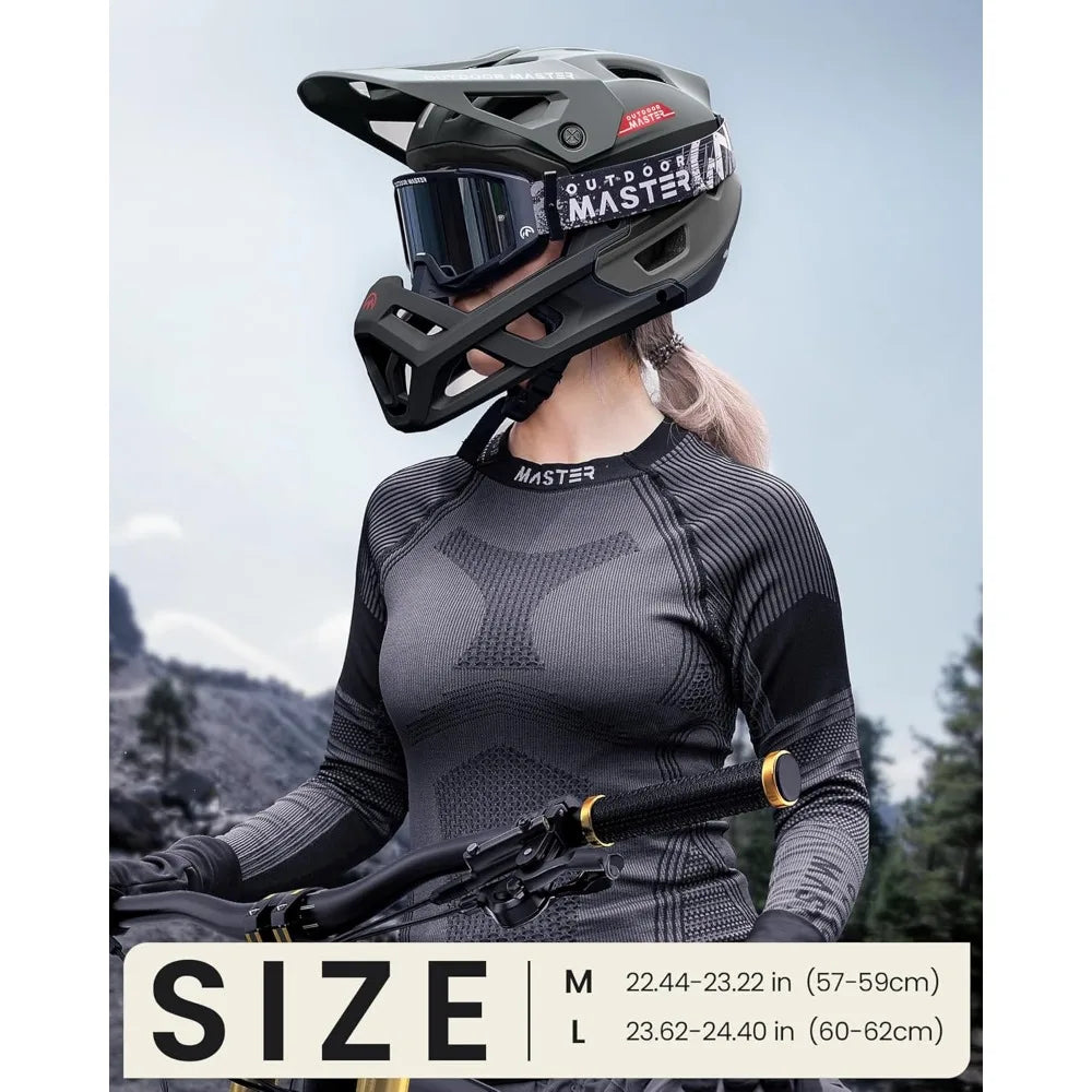 Hign-concerned Full Face Mountain Bike Helmet Chin Pads