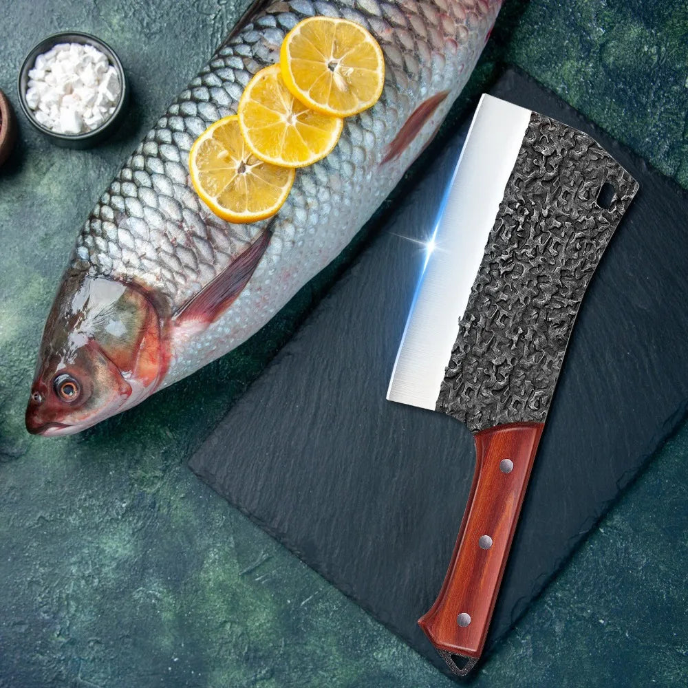 ZENG Japanese Kitchen Knives Hand Forged Chef Knife Sheath