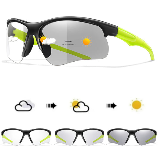 Style Photochromic Sunglasses Men Women Outdoor Mtb Bicycle Cycling Runnging Eyewear Sports Bike Windproof Goggles