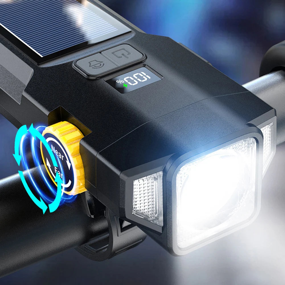 Hign-concerned Chemical Solar Bike Front Light USB Lamp