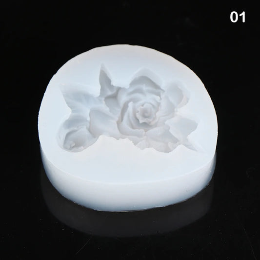 Flower Shape Silicone Cake Mold Gardenia Plumeria Molds