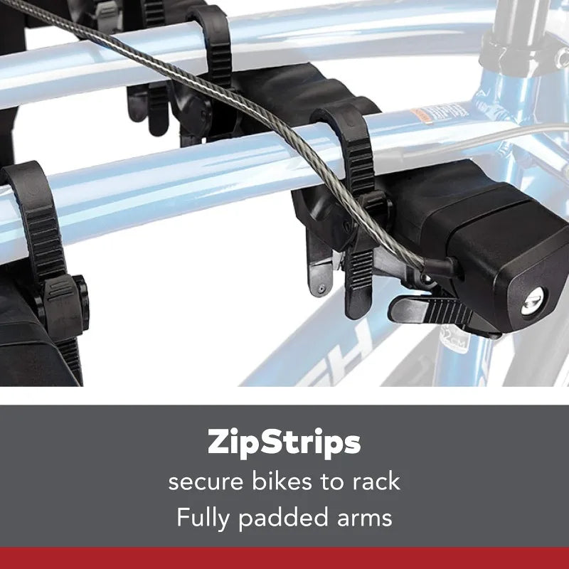 General Use FullSwing 4 Bike Hitch Mount Carrier Swing Away