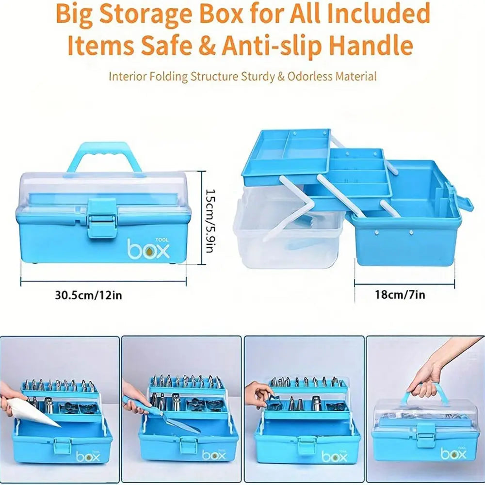 Feature 236Pcs Piping Set Cake Decorating Tools Kit