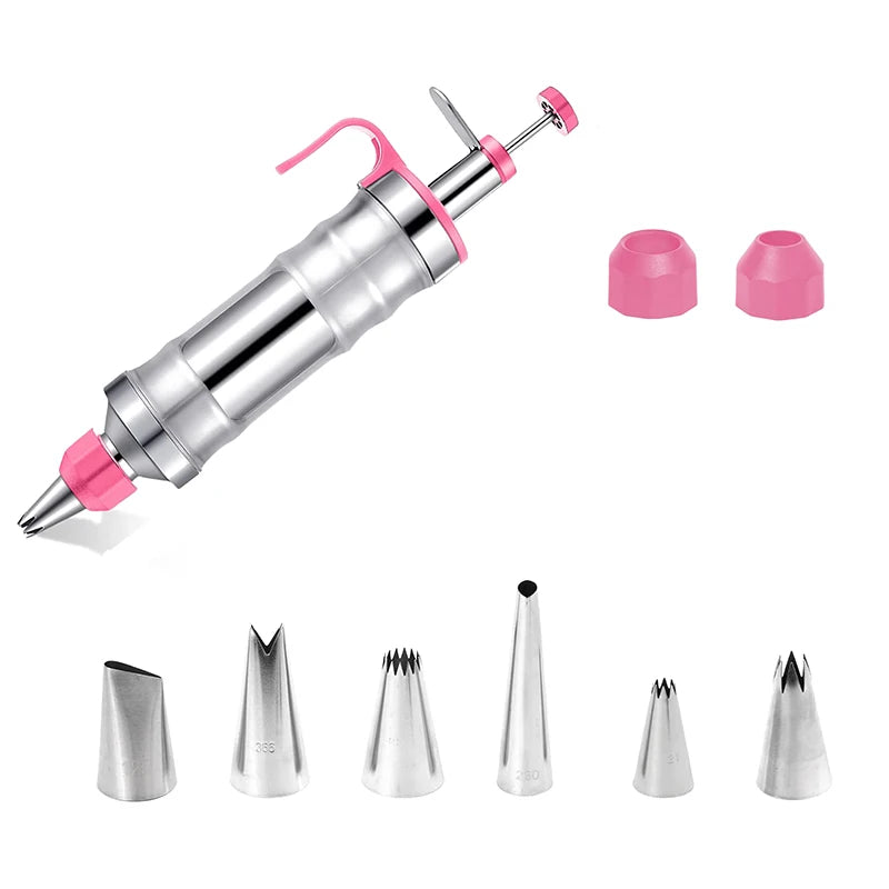 Cake Tools Decorating Syringe Set Frosting Piping Gun