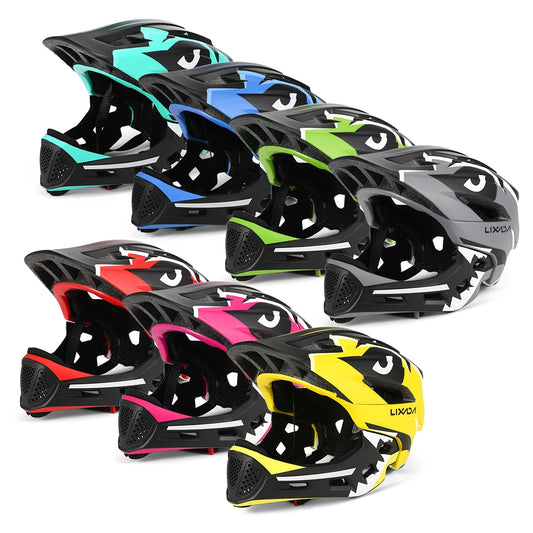 Hign-concerned Kids Full Face Helmet Detachable for Cycling