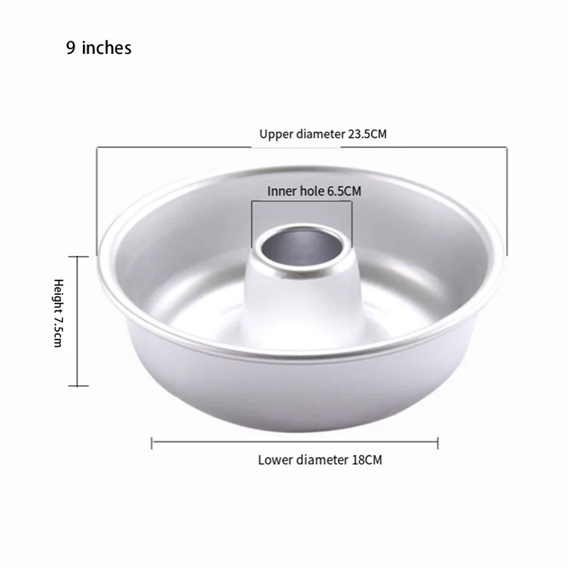 Hign Concerned Angel Food Cake Pan Set Fluted Tube Pans