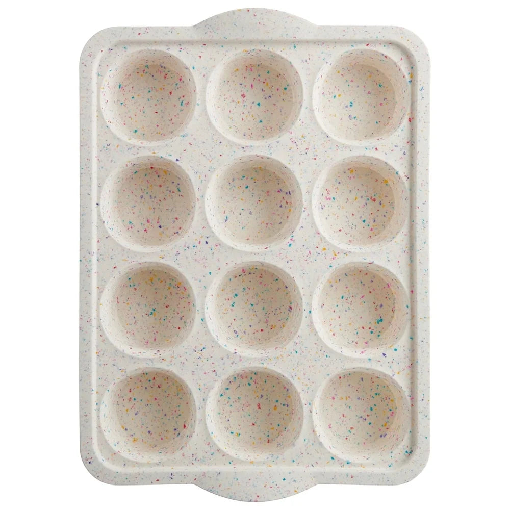 Feature Multicolor Silicone Muffin Pan Nonstick 4 Pack