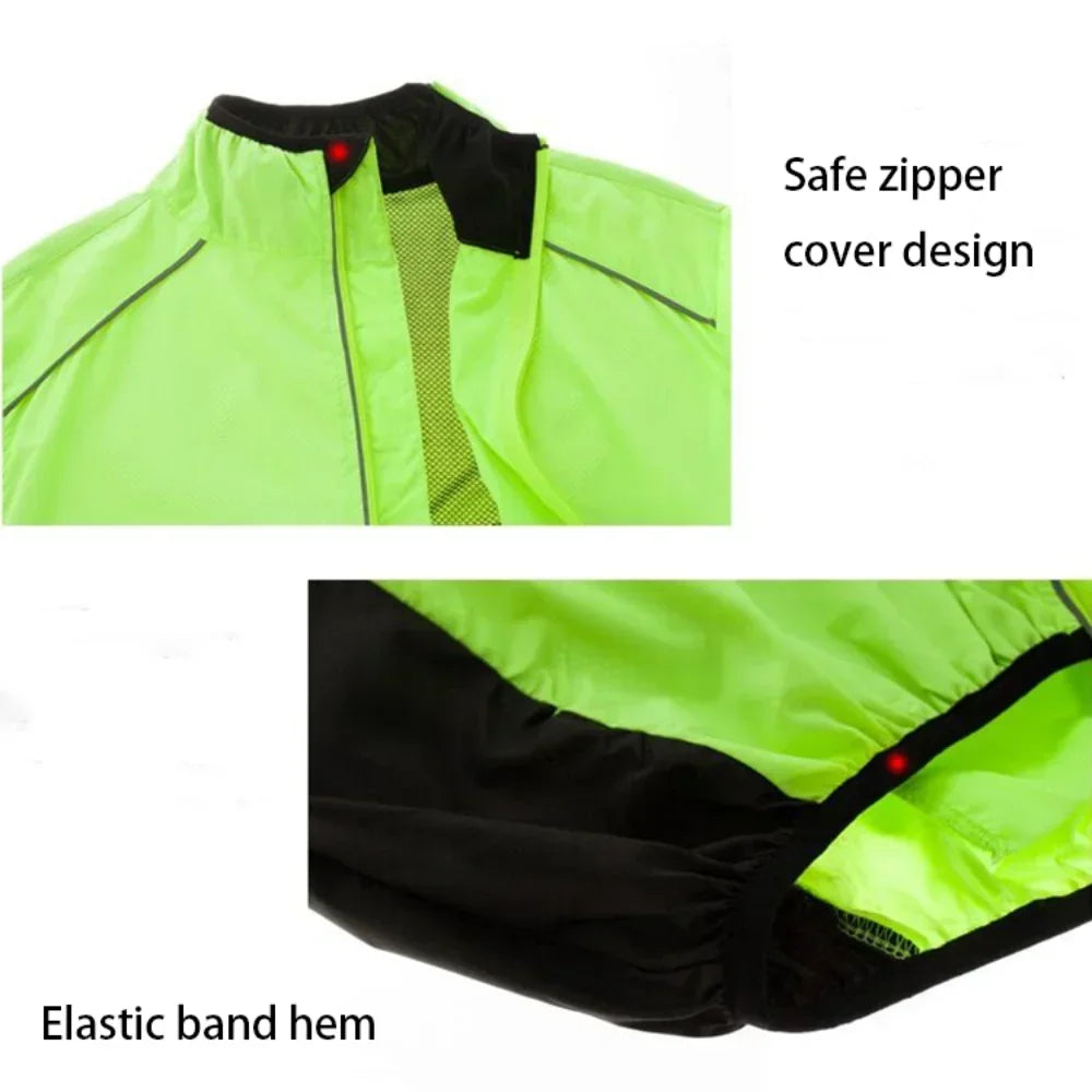 Guangdong Reflective Mens Rain Jacket Waterproof Windproof