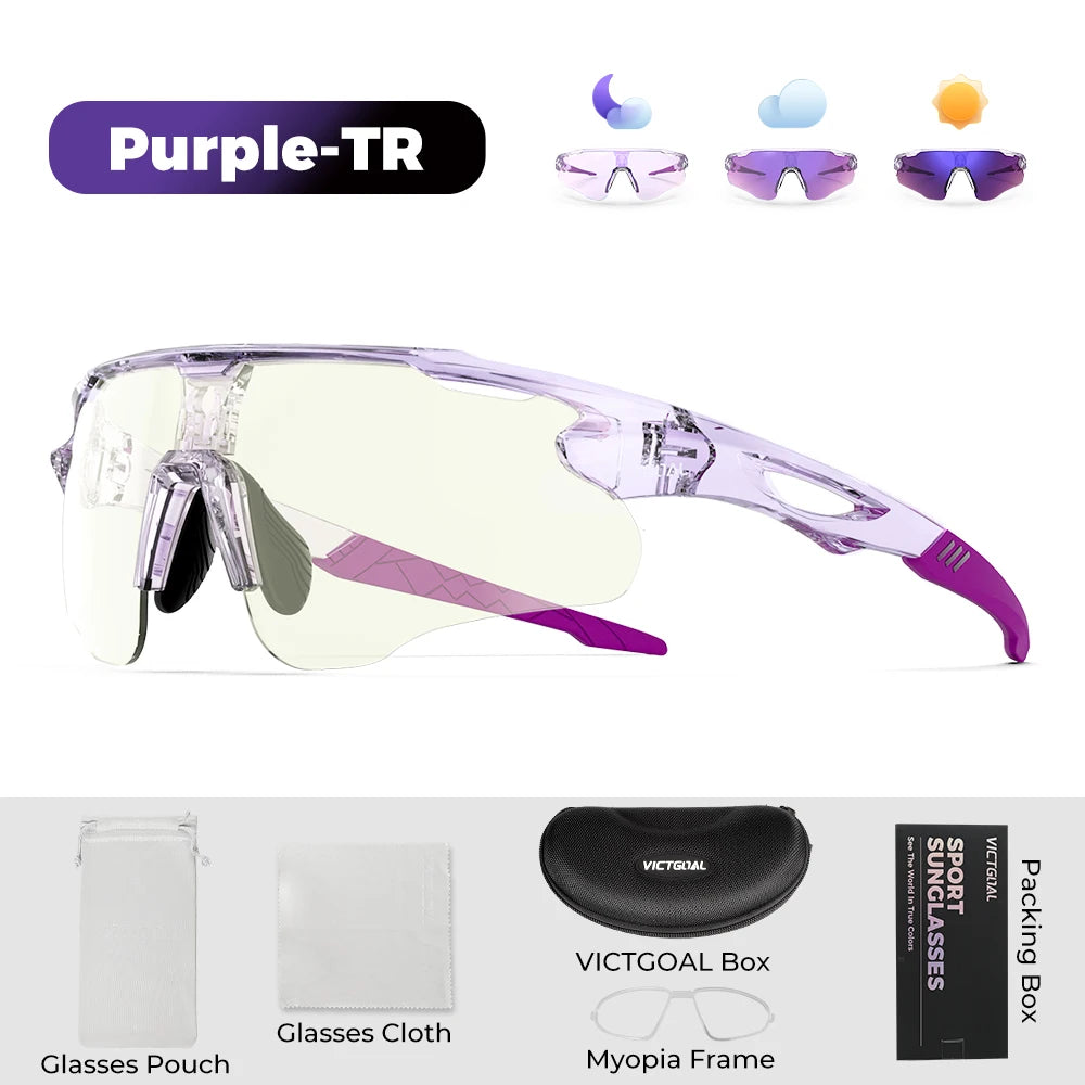 VICTGOAL Photochromic Sports Sunglasses Unisex UV400
