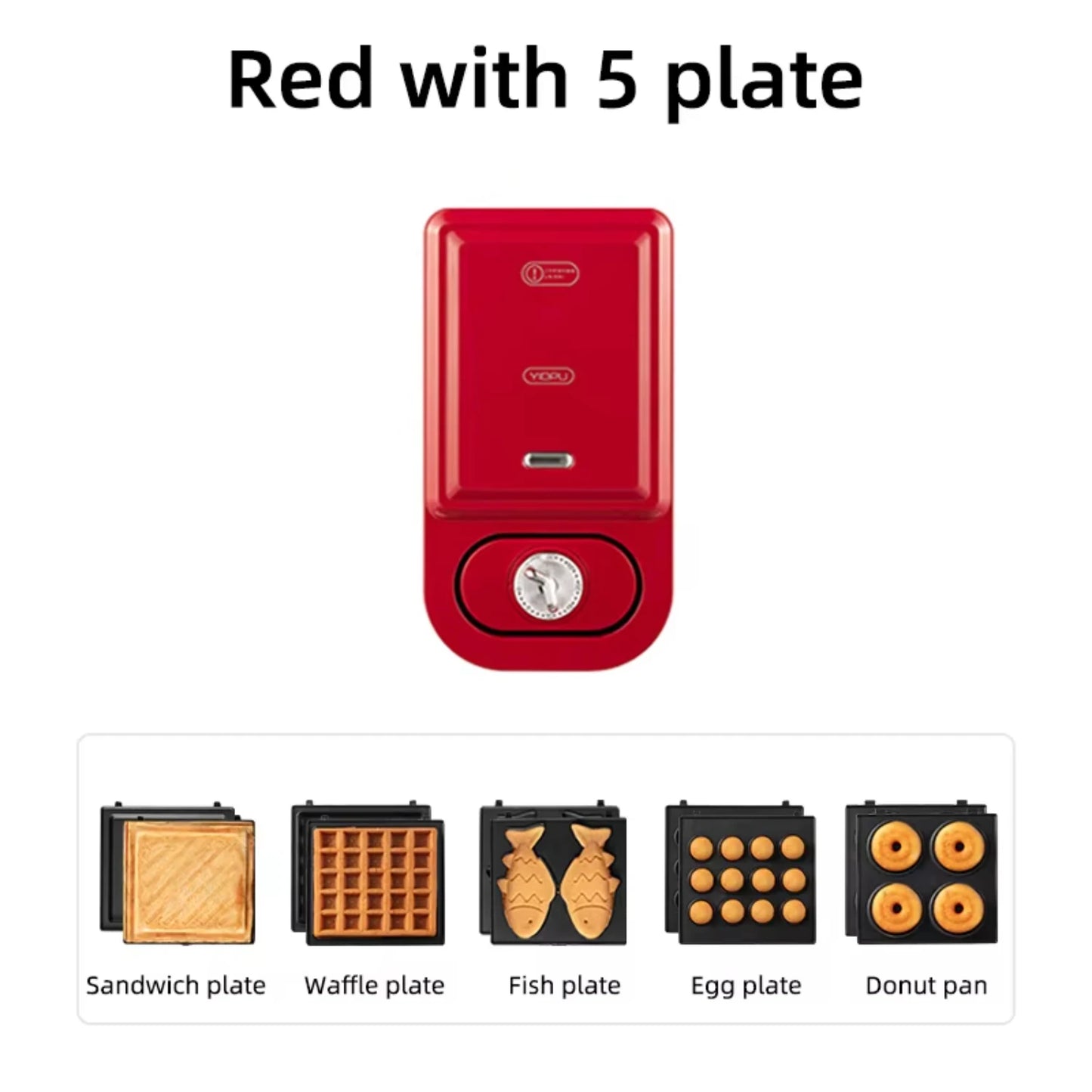 220V  Sandwich Maker Timed Multifunction Waffle Maker Cake Toaster Baking takoyaki Pancake Sandwichera Breakfast Machine