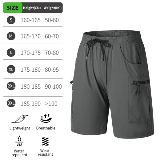 WOSAWECN MTB Shorts 2 In 1 Mountain Bike Padded Quick Dry