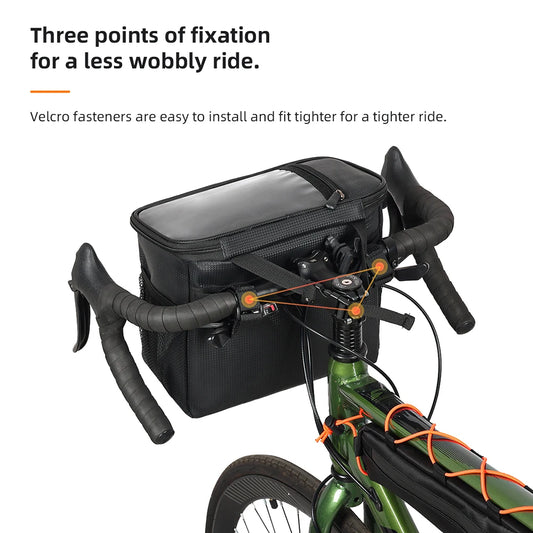 APWIKOGERH Front Bike Bag Waterproof Touch Screen Pouch