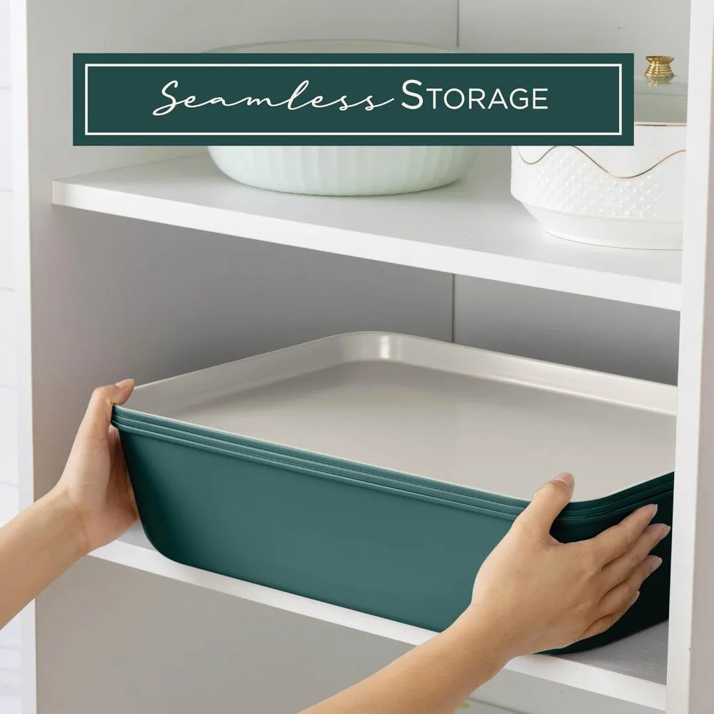 Sage 13 Piece Nonstick Stackable Bakeware Set With Release