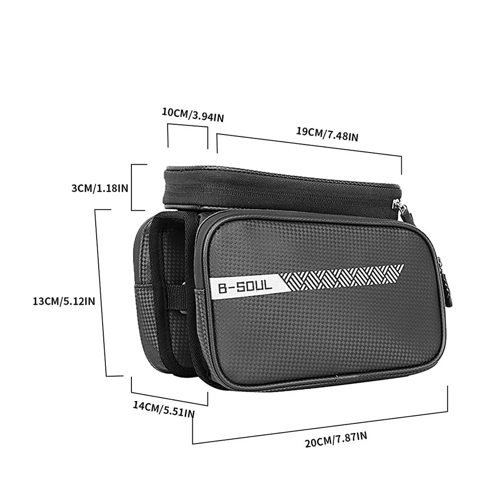 B Soul Bicycle Top Frame Bag Front Frame Carrier Pouch