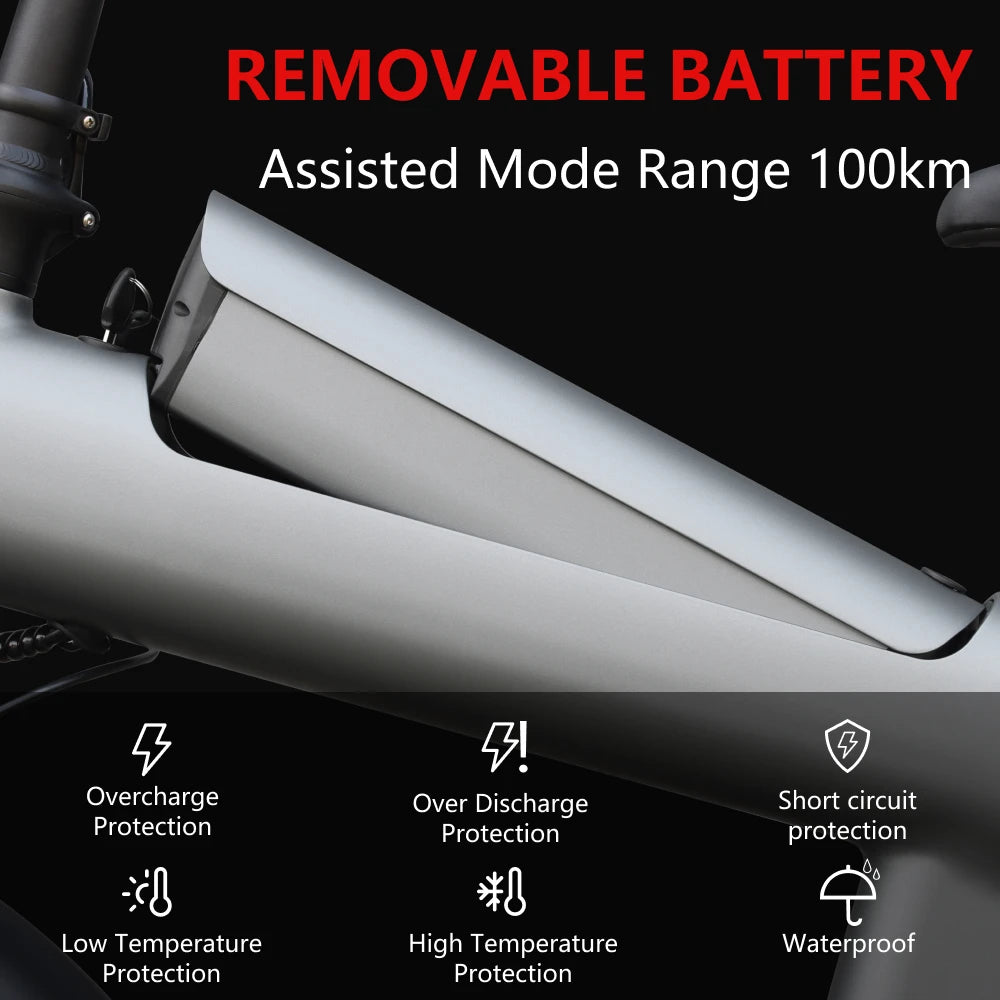 Huanci HX Q3 2000W Electric Fat Tire Ebike 48V 20Ah