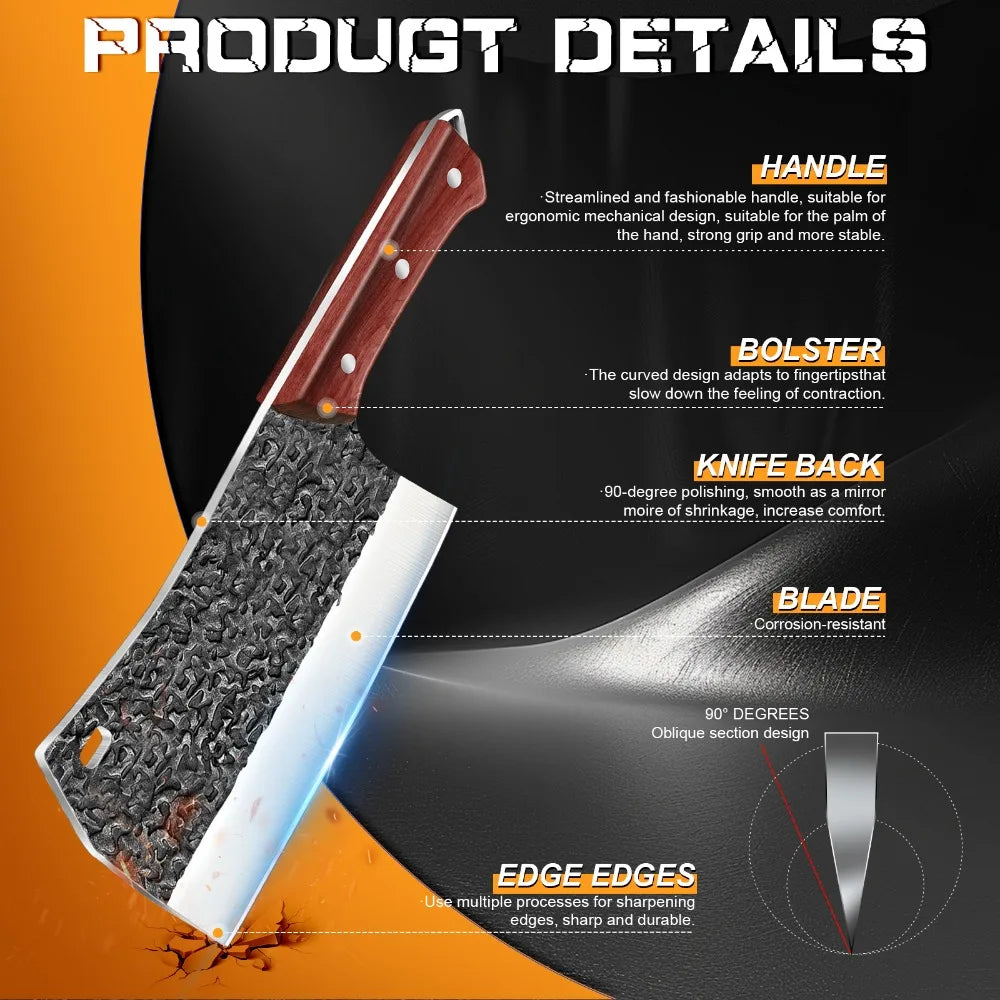 ZENG Japanese Kitchen Knives Hand Forged Chef Knife Sheath