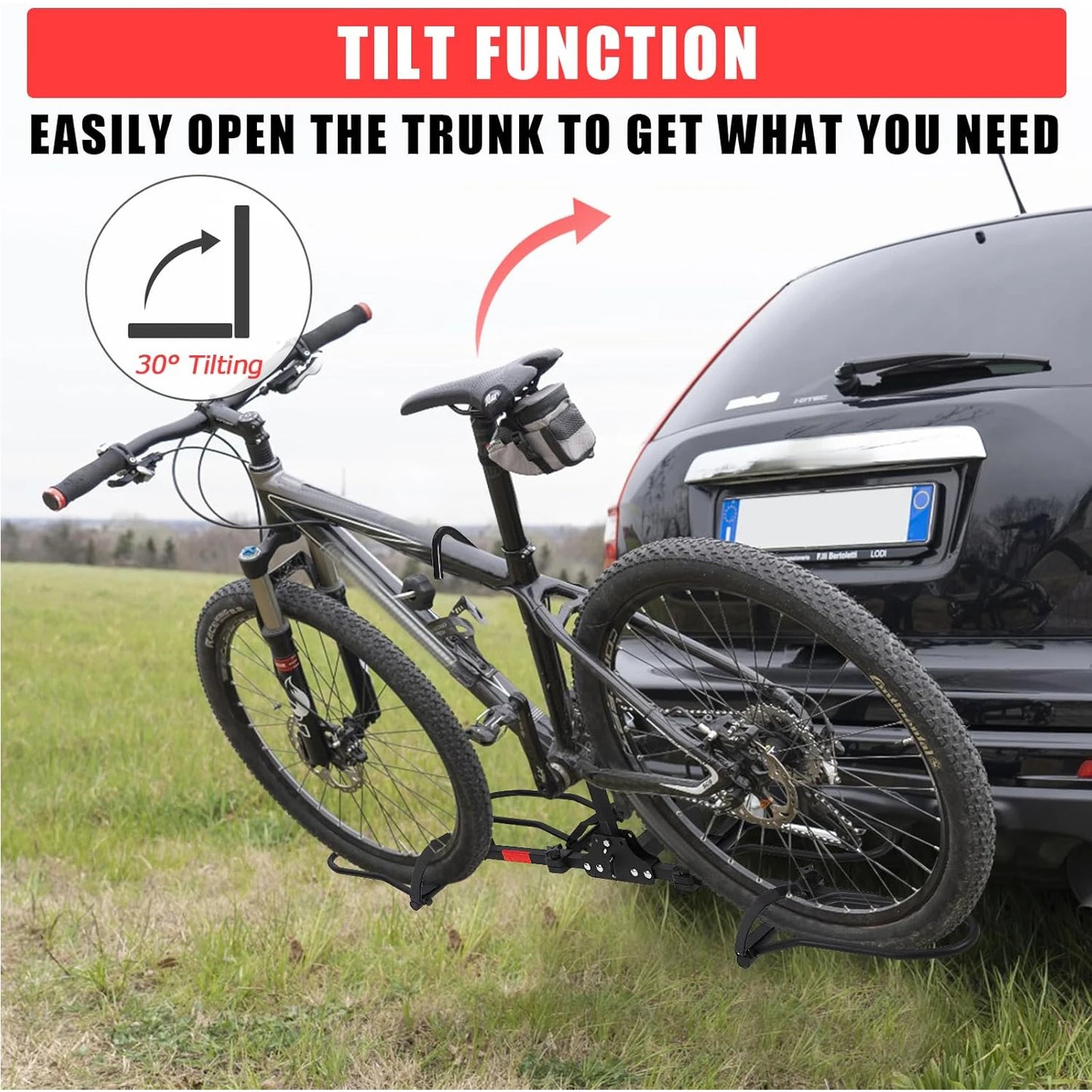 Hign Concerned Chemical Dual Bike Hitch Carrier SUV
