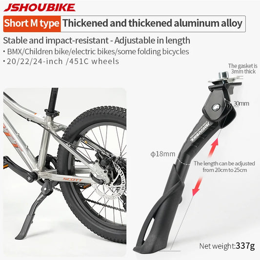 JSHOU BIKE Adjustable Bicycle Kickstand Aluminium Alloy MTB