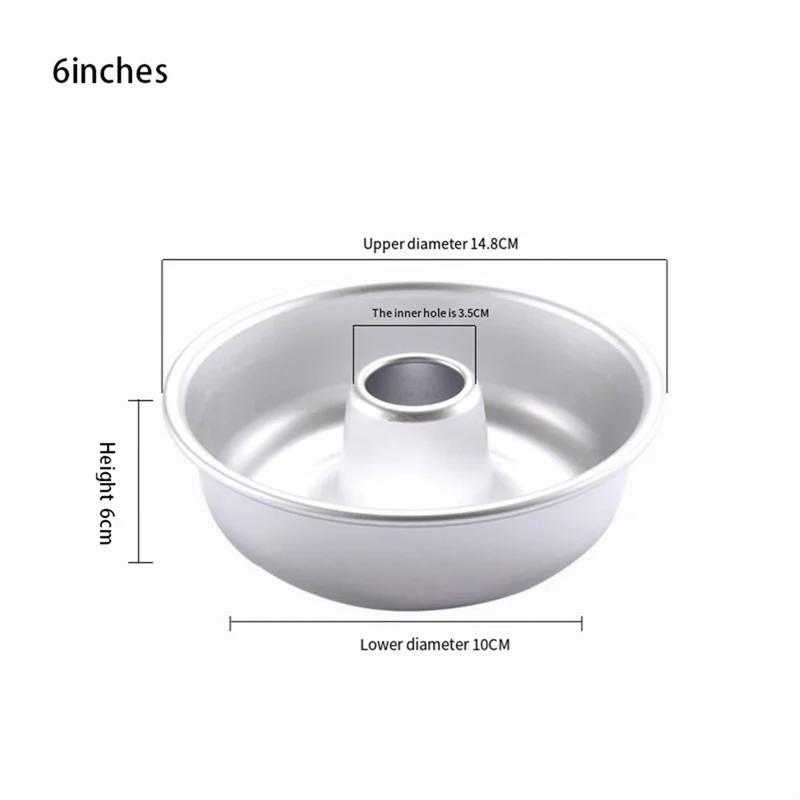 Hign Concerned Angel Food Cake Pan Set Fluted Tube Pans