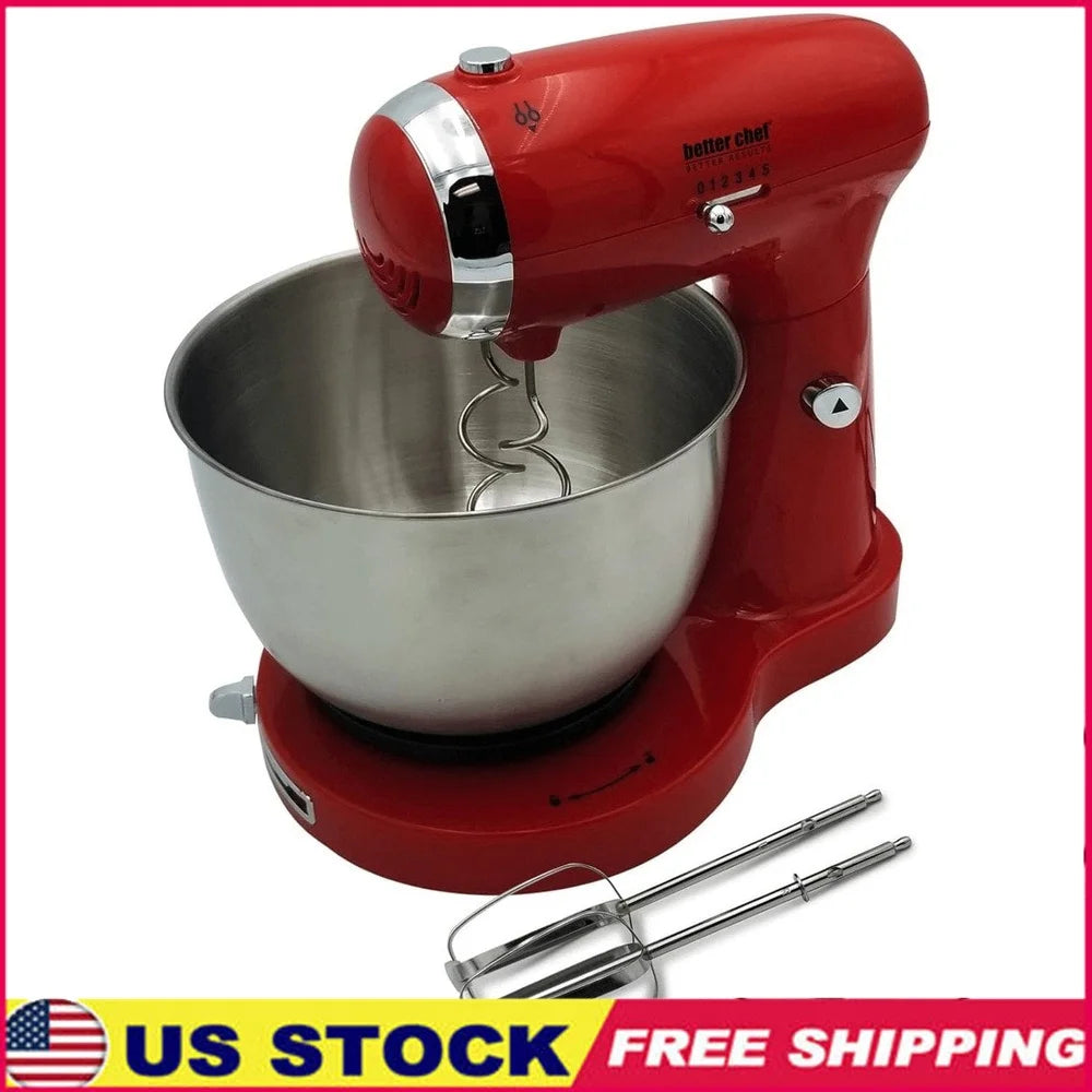 XMSJ 350W Stand Mixer 5 Speeds Dough Hooks Accessories