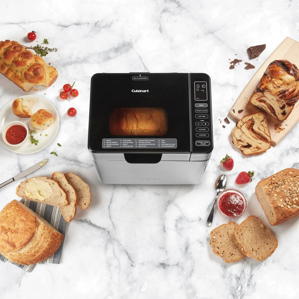 XMSJ Convection Bread Maker With Dispenser 16 Programs