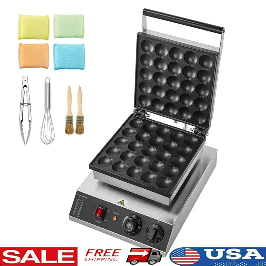 XMSJ 1700W Stainless Steel Waffle Maker With Easy Cleanup