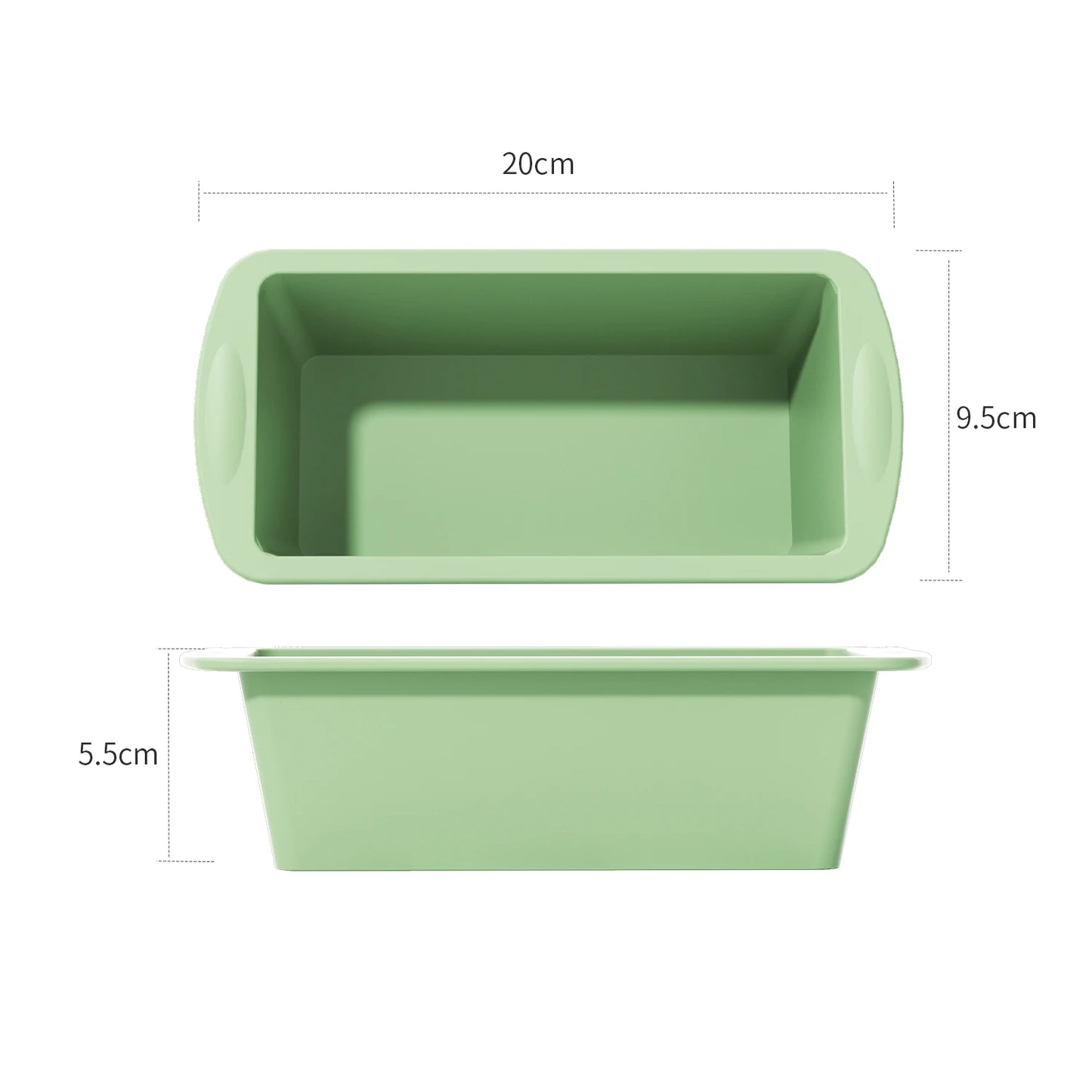 Choice Silicone Baking Molds Nonstick Rectangle Pan Set