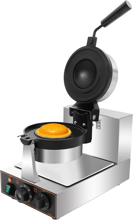 1000W Electric Burger Waffle Maker,Non-Stick Pans Hamburger Panini Press Baking Machine Sandwich Burger Press Breakfast & Ice Cr