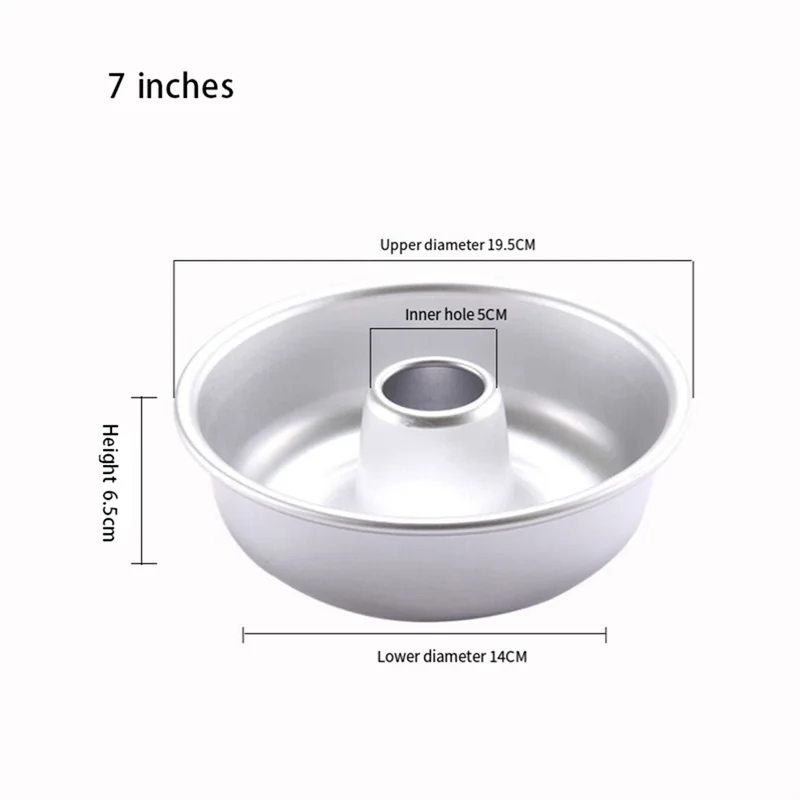 Hign Concerned Angel Food Cake Pan Set Fluted Tube Pans