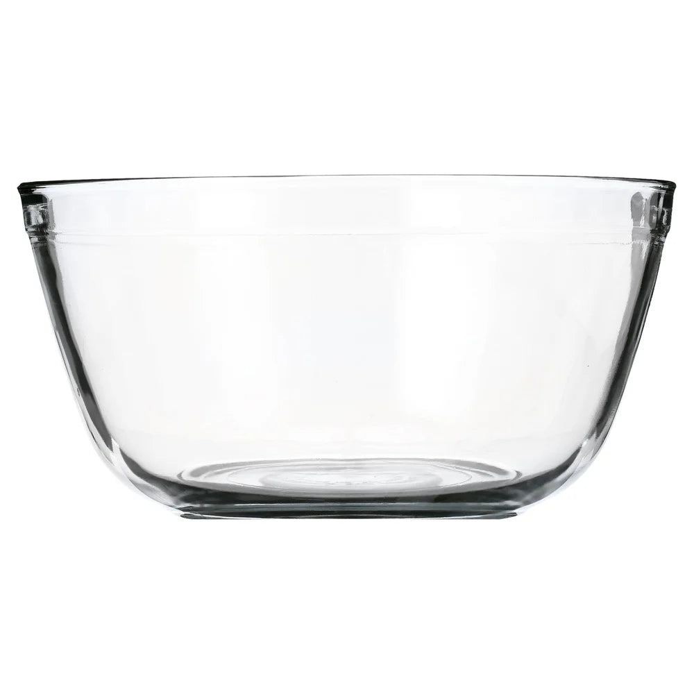 4 Pack Extra Thick Glass Mixing Bowls Multiuse Shatter Resistant Dishwasher Safe Kitchen Prep Baking Cooking Storage
