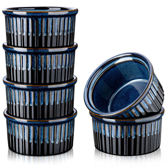 Vancasso Ceramic Ramekin Molds Heat Resistant Soufflé
