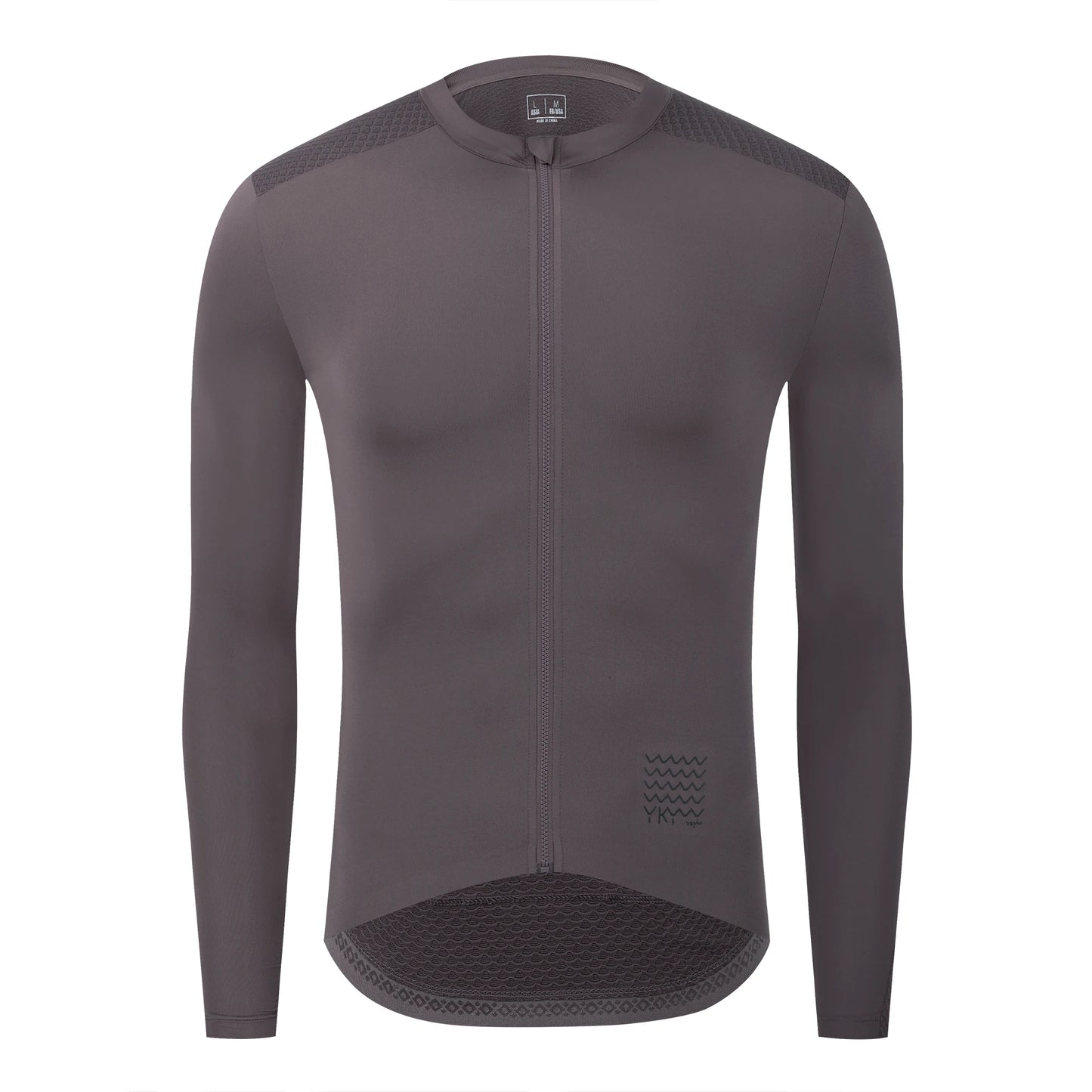 YKYWBIKE Mens Long Sleeve Cycling Jersey Pro Team Jersey