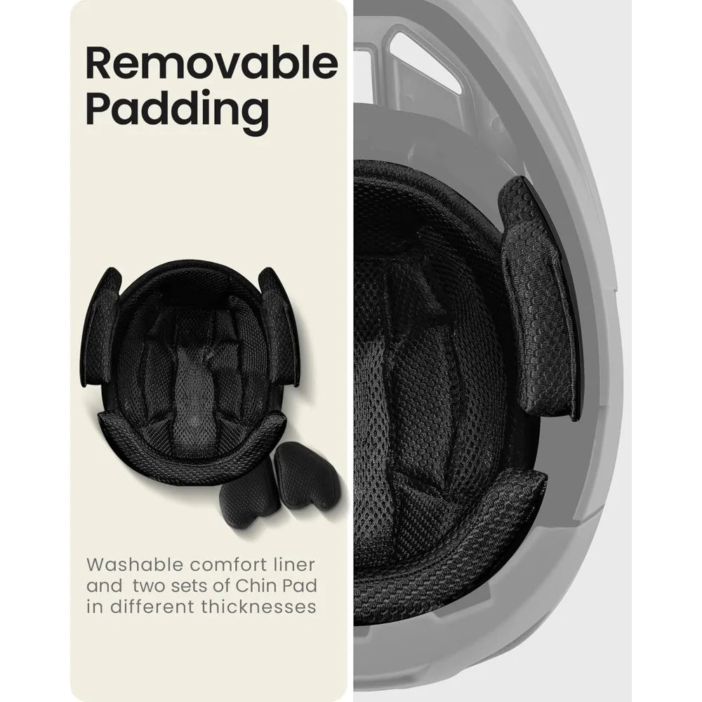 Hign-concerned Full Face Mountain Bike Helmet Chin Pads